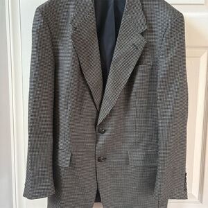 Hart Schaffner & Marx Men's Houndstooth Blazer Jacket‎ Size 40R